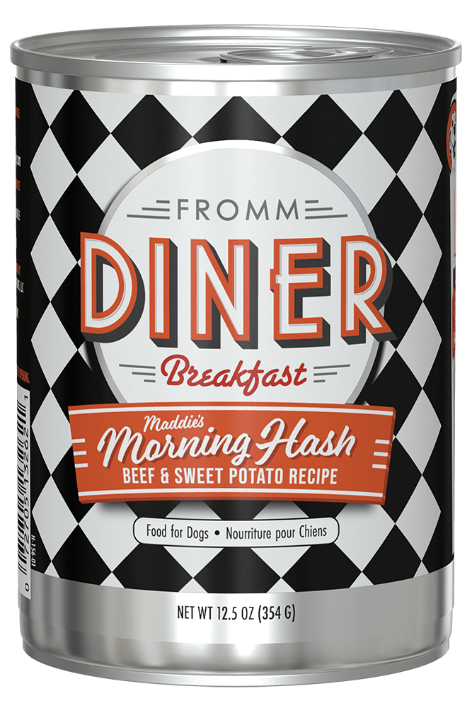 Fromm Diner Breakfast Maddie’s Morning Hash Beef & Sweet Potato Recipe Canned Dog Food