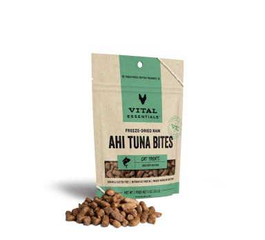 Vital Essentials Freeze-Dried Ahi Tuna Bites Cat Treats