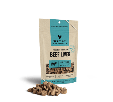 Vital Essentials Freeze-Dried Beef Liver Dog Treats