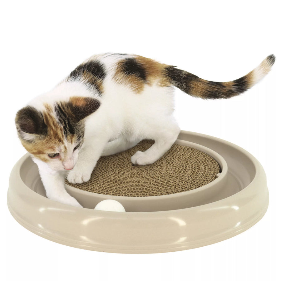 Coastal Turbo Scratcher Catnip Ball Cat Toy