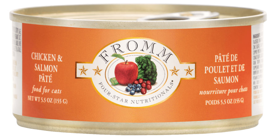 Fromm Four-Star Nutritionals Chicken & Salmon Pate Canned Cat Food