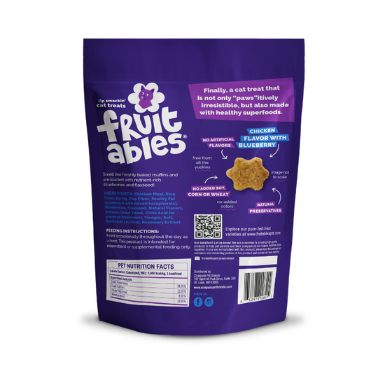 Fruitable Crunchy Chicken & Blueberry Cat Treats