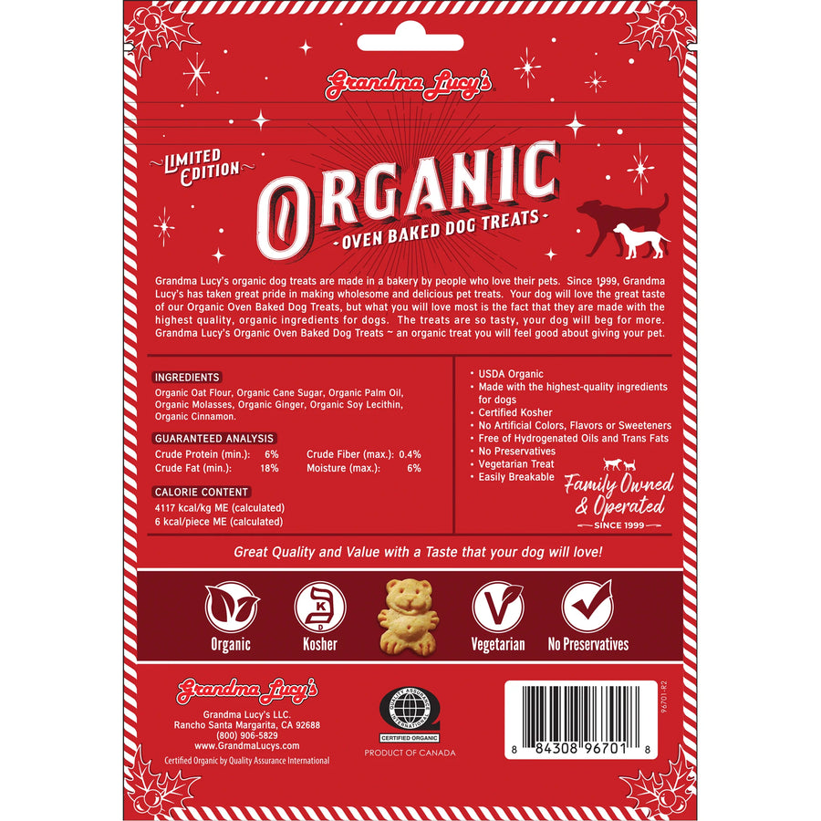 Grandma Lucy's Organic Gingerbread Dog Treats