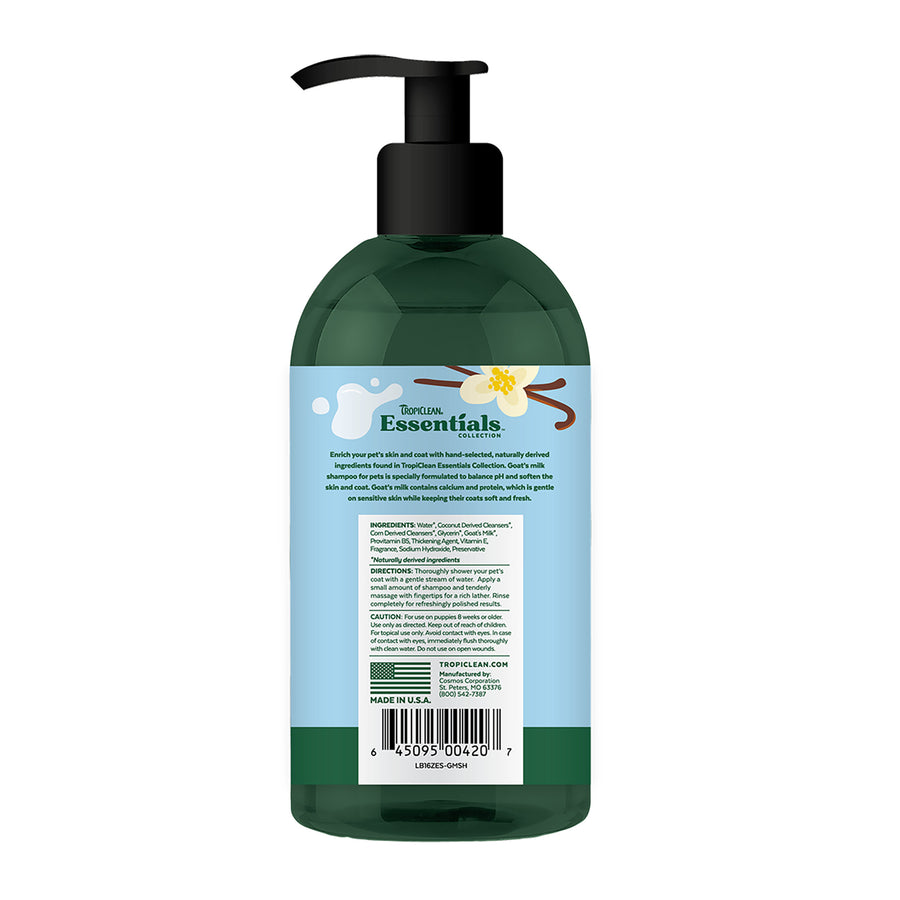 Tropiclean Goat's Milk Hypoallergenic Pet Shampoo