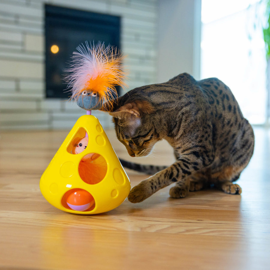 Catstages Mousin' Around Wobble Wedge Cat Toy