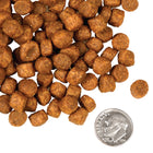 A size for every dog. Kibble approximately 2/3rds size of a dime.