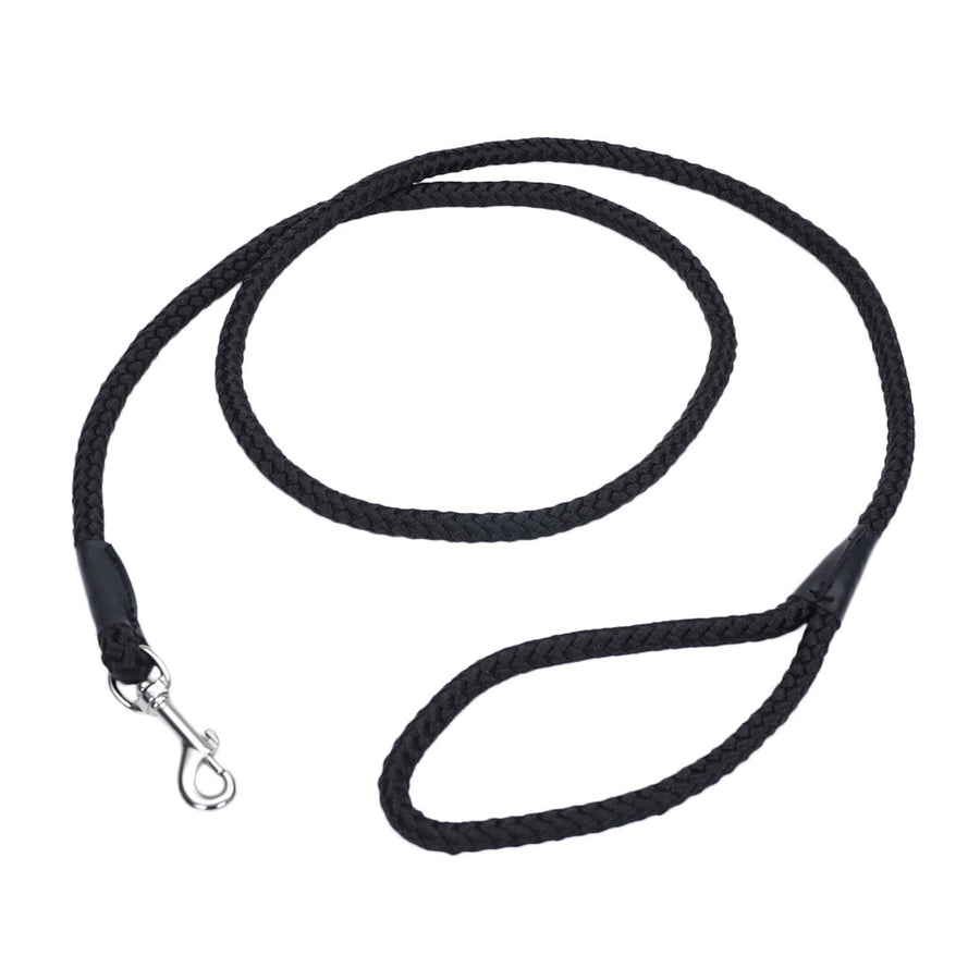 Coastal Rope Dog Leash, Black 6 Foot