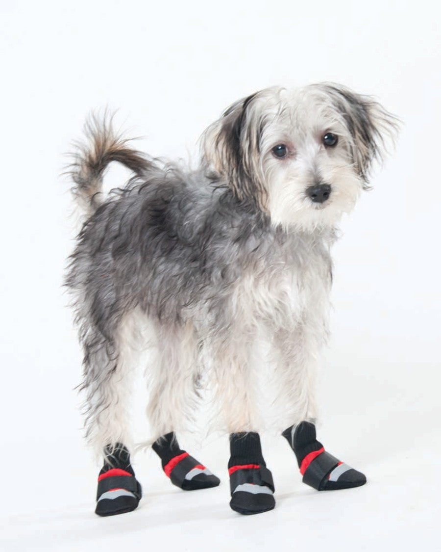 Ethical Pet Extreme All Weather Black & Red Boots for Dogs