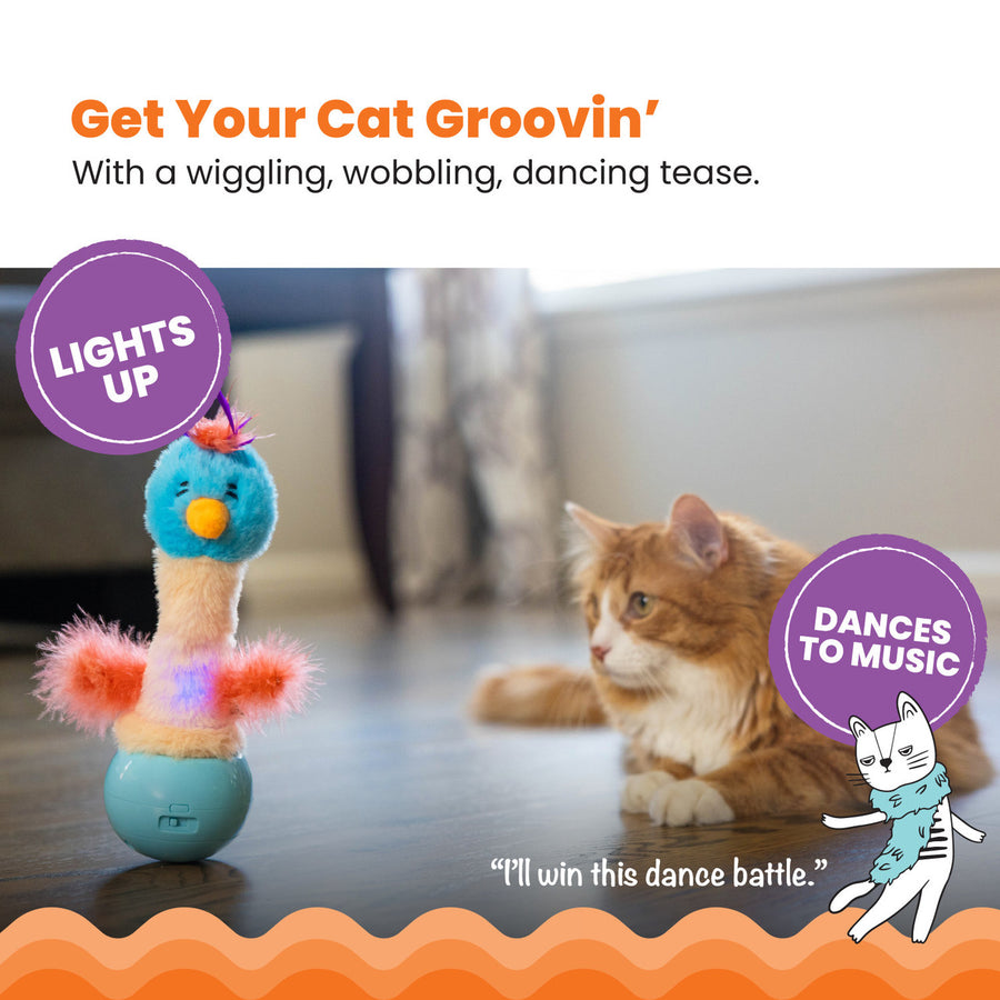 Catstages Electro Dancing Ostrich Cat Toy