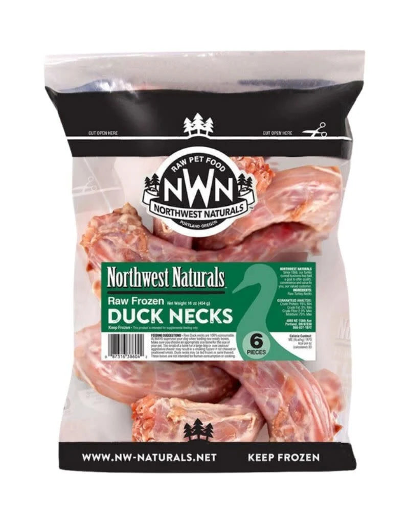 Northwest Naturals Raw Frozen Duck Necks Dog Treats