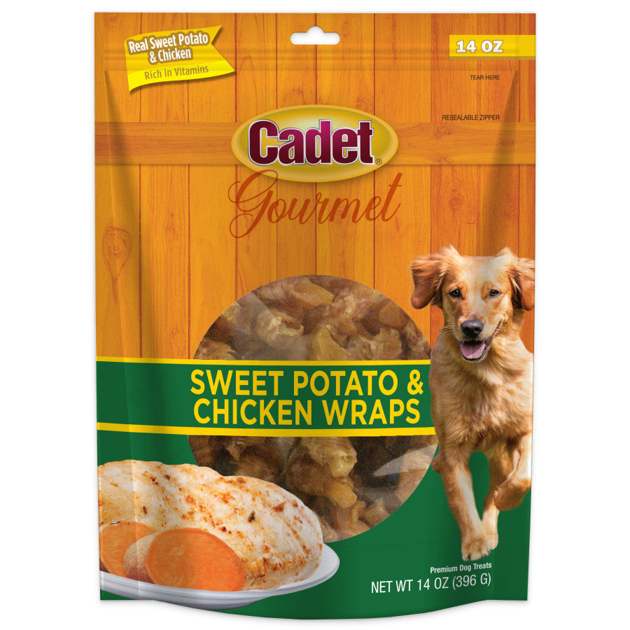 Cadet Gourmet Sweet Potato & Chicken Wrapped Dog Treats