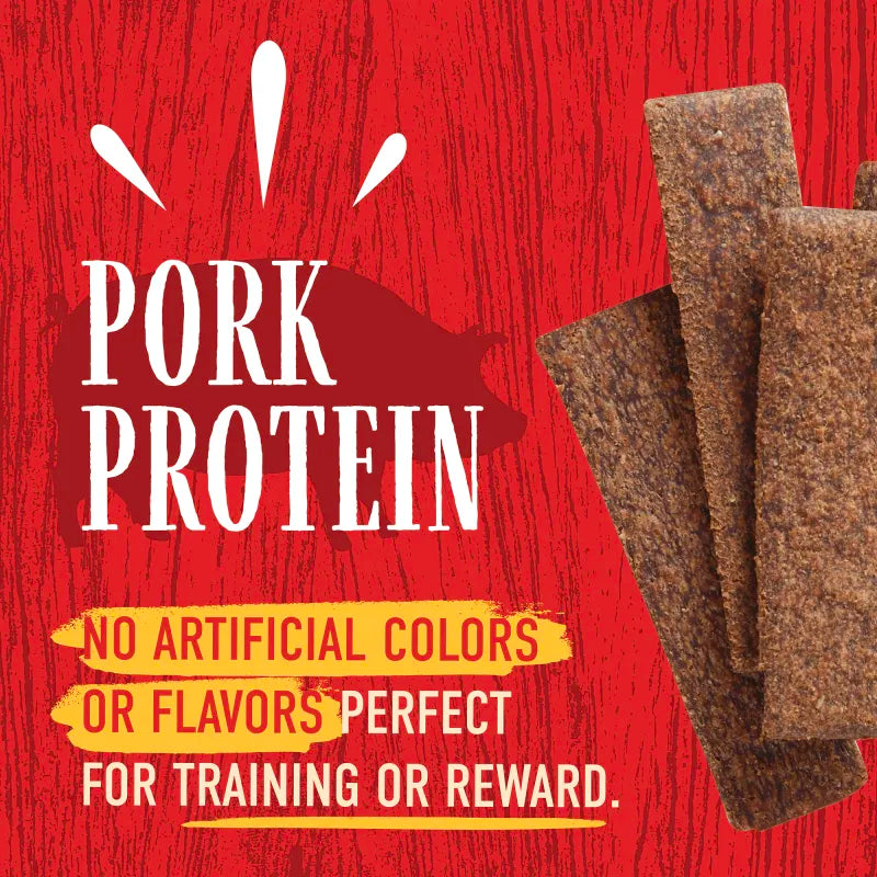 Pork Protein No Artificial Colors Or Flavors Perfect For Training Or Reward.