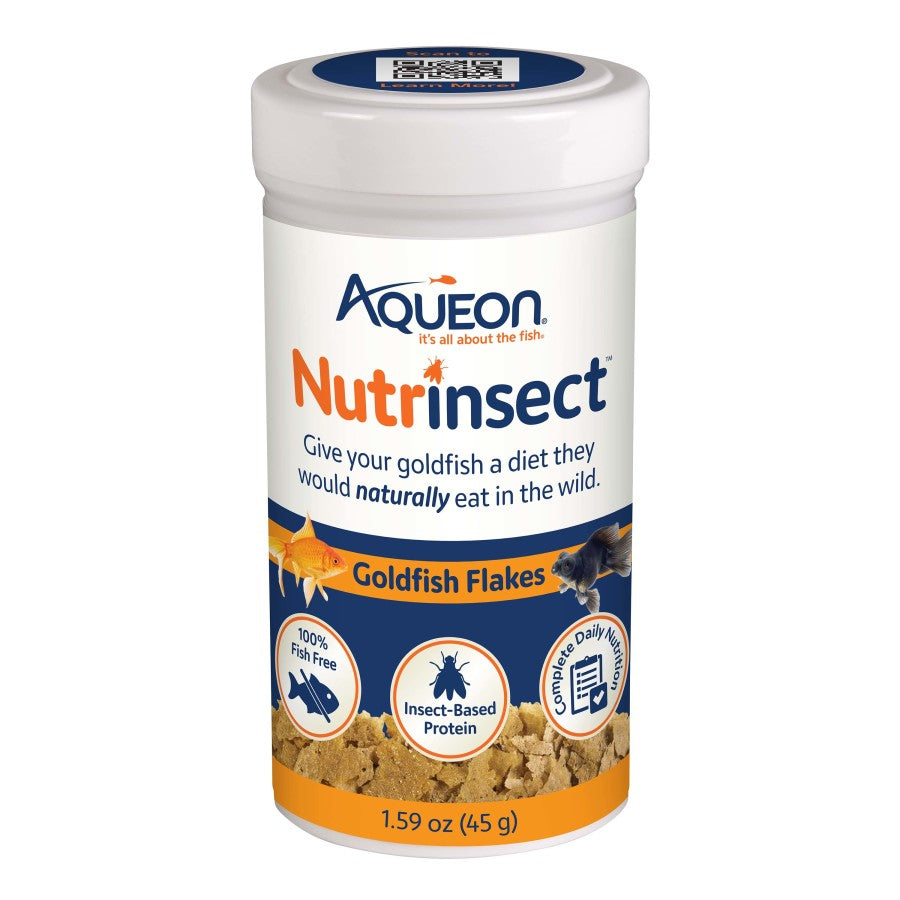 Aqueon Nutrinsect Goldfish Flakes