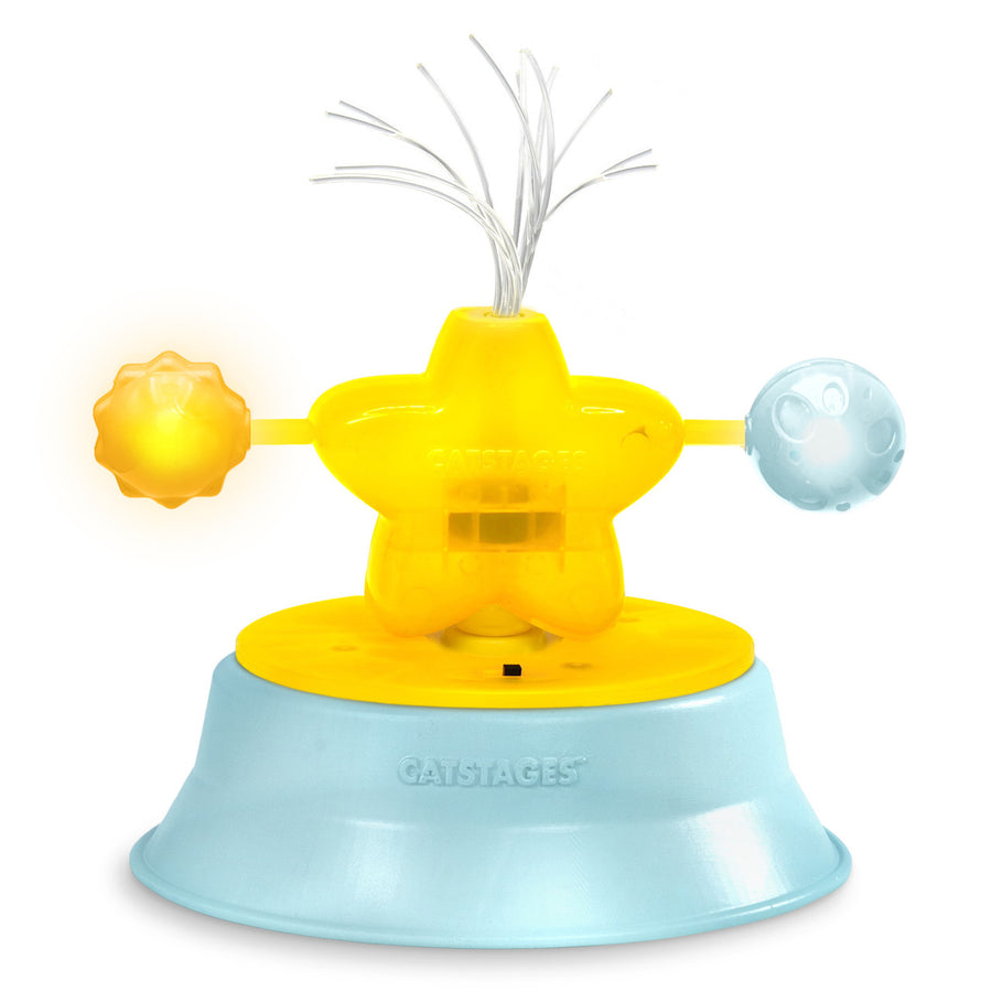 Catstages 2 In 1 Twinkle Star Light Up Track Topper Cat Toy