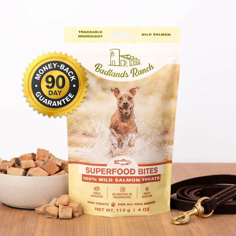 Badlands Ranch Freeze-Dried Superfood Bites Salmon Dog Treats