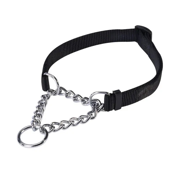 Guardian Gear Martingale Dog Collar, Black