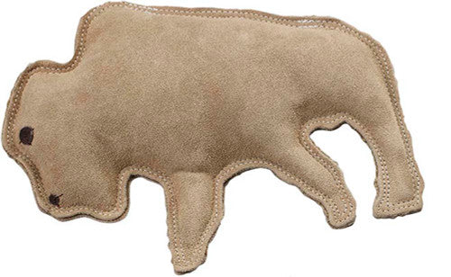 Spot Dura-Fused Leather & Jute Buffalo Dog Toy