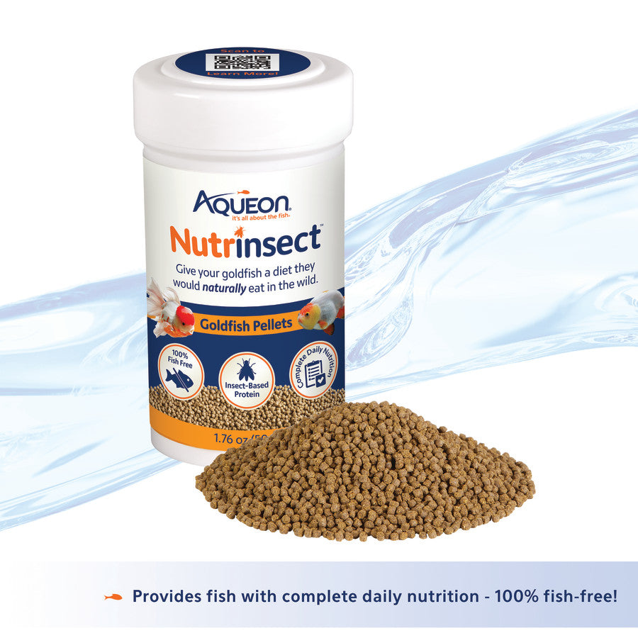 Aqueon Nutrinsect Goldfish Pellets