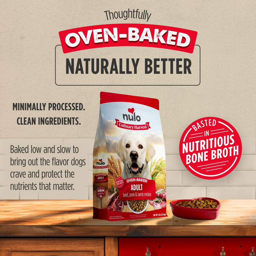 Nulo Culinary Harvest Baked Beef, Pork & Lamb Recipe Dry Dog Food
