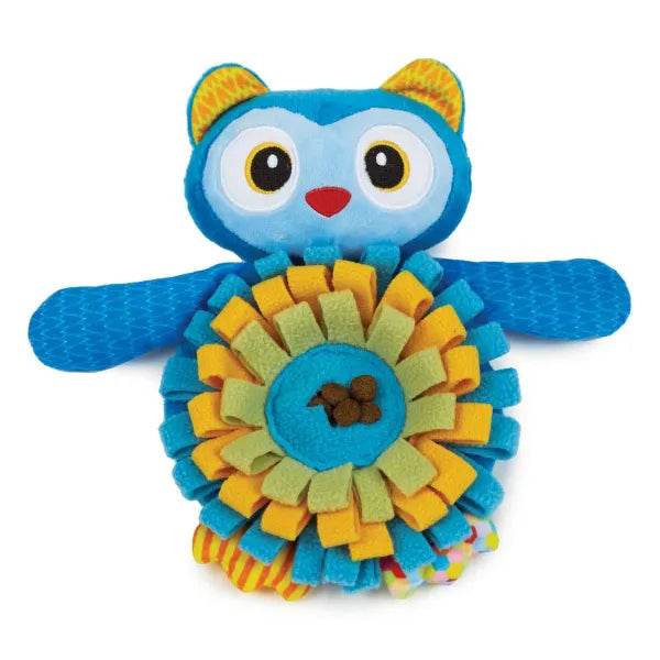 Zanies Owl Sniffari Toy with Squeaker Dog Toy