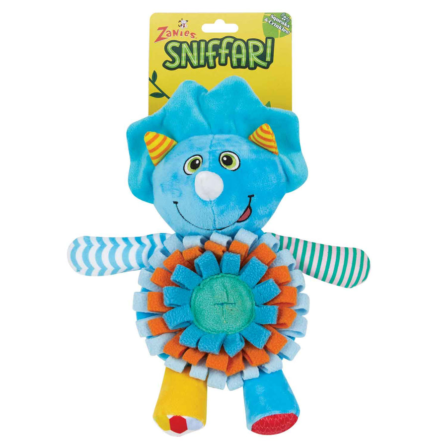 Zanies Dinosaur Sniffari Toy with Squeaker Dog Toy
