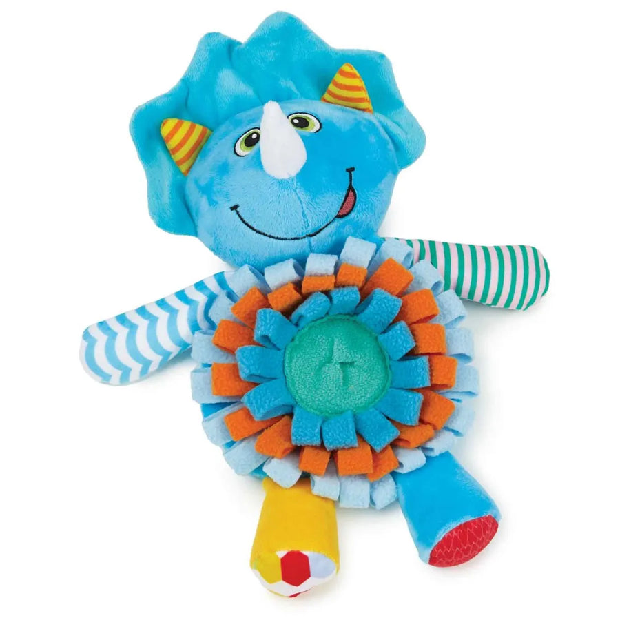 Zanies Dinosaur Sniffari Toy with Squeaker Dog Toy