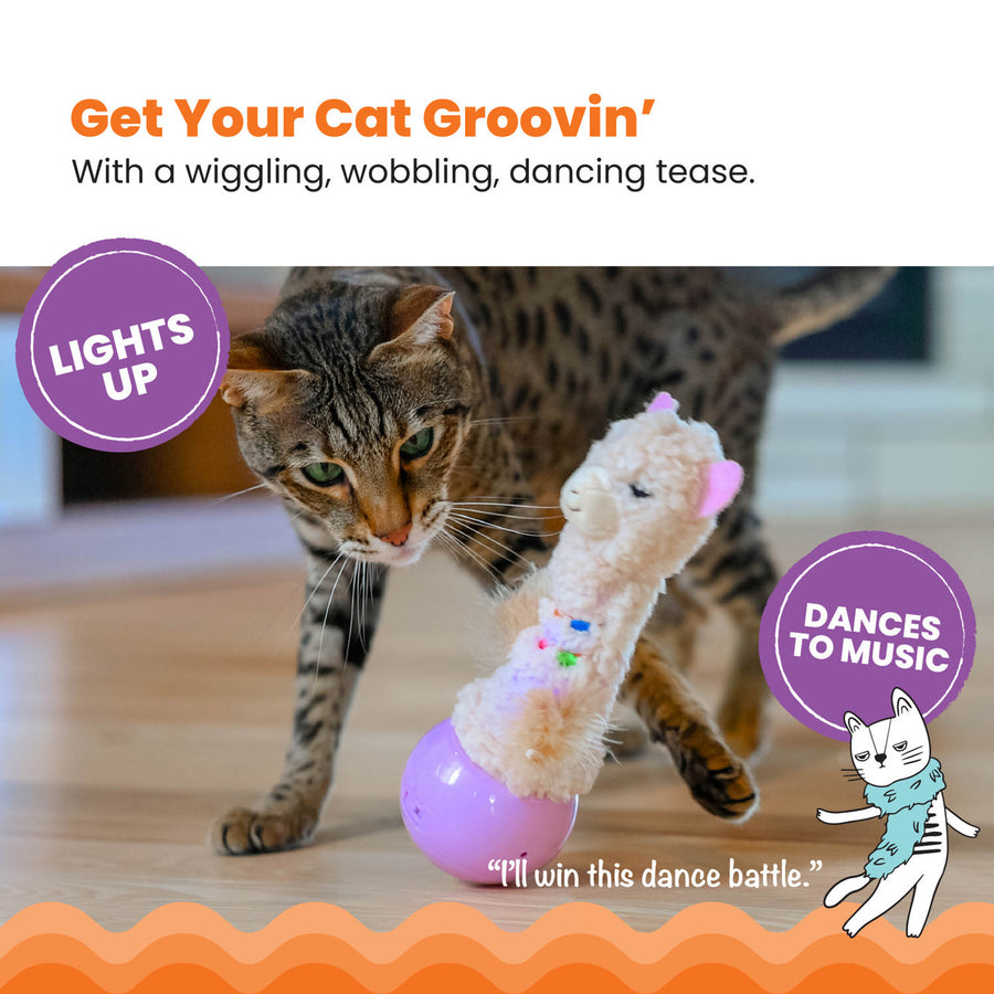 Catstages Electro Dancing Llama Cat Toy