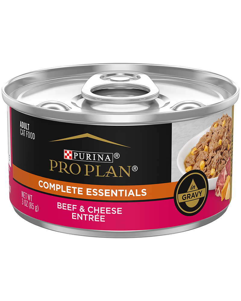 Purina Pro Plan Savor Adult Beef and Cheese Entree in Gravy Canned Cat Food