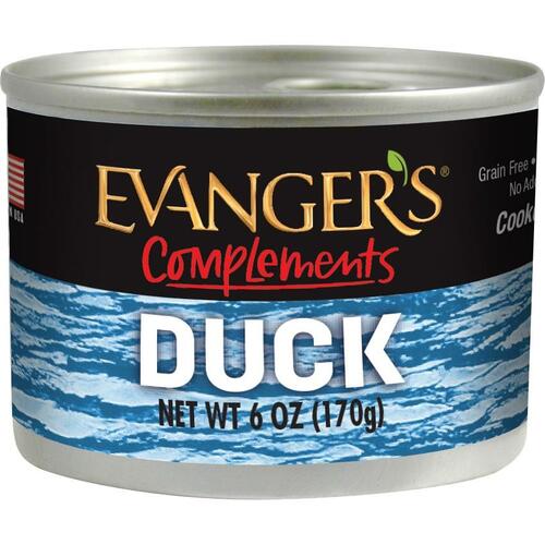 Evanger's Complements Grain Free Duck  Canned Dog and Cat Food