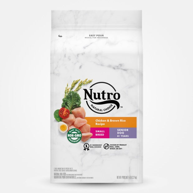 Nutro Small Breed Senior Chicken, Whole Brown Rice and Sweet Potato Dry Dog Food