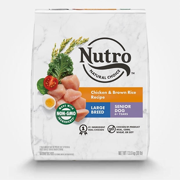 Nutro Large Breed Senior Farm-Raised Chicken, Brown Rice & Sweet Potato Dry Dog Food