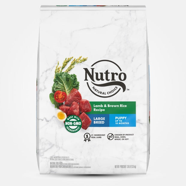 Nutro Large Breed Puppy Pasture-Fed Lamb & Rice Dry Dog Food