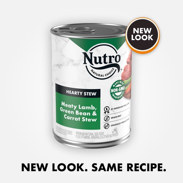 Nutro Hearty Stew Grain Free Meaty Lamb, Green Bean & Carrot Stew Adult Canned Dog Food