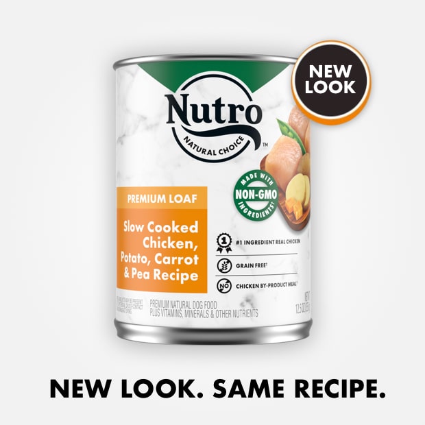 Nutro Premium Loaf Slow Cooked Chicken, Potato, Carrot & Pea Recipe Adult Canned Dog Food