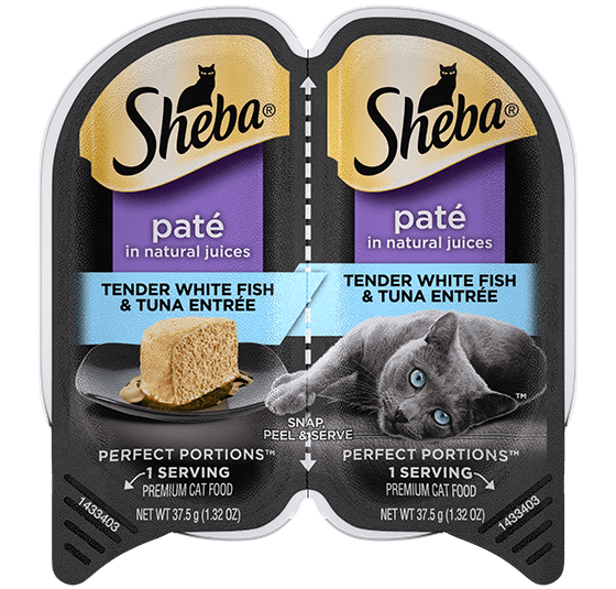 Sheba Perfect Portions Pate Tender Whitefish & Tuna Entree Wet Cat Food