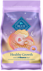 Blue Buffalo Healthy Growth Natural Chicken & Brown Rice Kitten Dry Cat Food