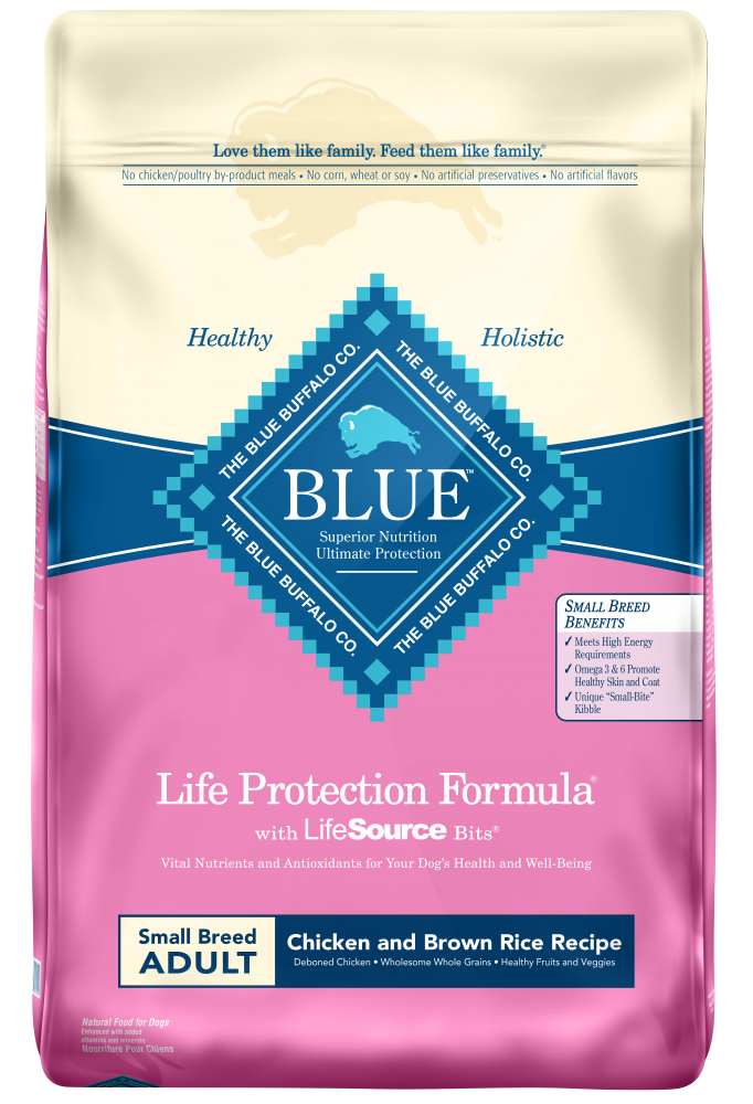 Blue Buffalo Life Protection Natural Chicken & Brown Rice Recipe Small Breed Adult Dry Dog Food