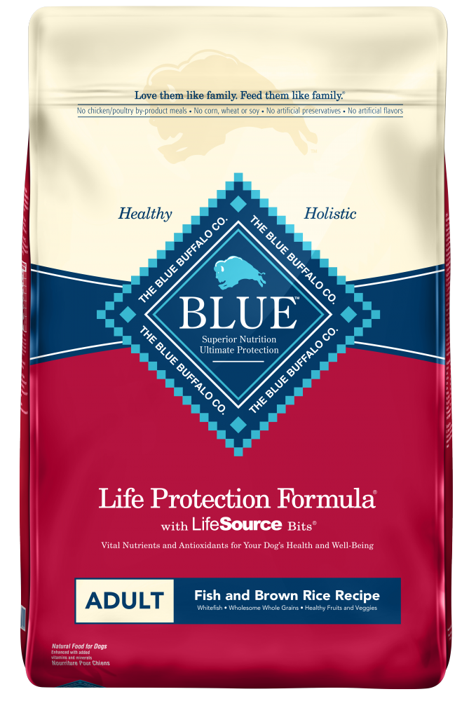 Blue Buffalo Life Protection Natural Fish & Brown Rice Recipe Adult Dry Dog Food