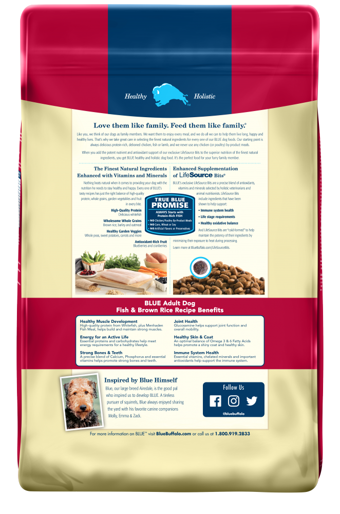 Blue Buffalo Life Protection Natural Fish & Brown Rice Recipe Adult Dry Dog Food