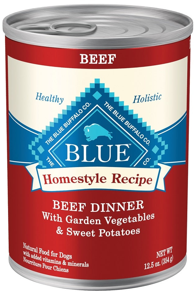 Blue Buffalo Homestyle Beef Dinner with Garden Vegetables and Sweet Potatoes Canned Dog Food