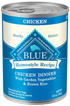 Blue Buffalo Homestyle Recipe Chicken Dinner with Garden Vegetables and Brown Rice Canned Dog Food