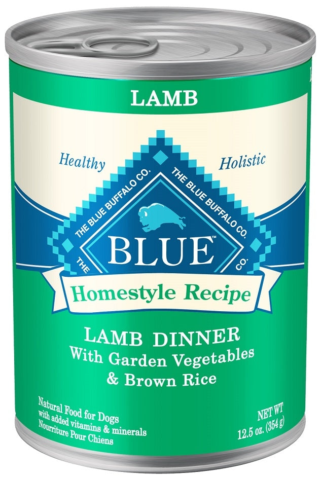 Blue Buffalo Homestyle Recipe Lamb Dinner with Garden Vegetables and Brown Rice Canned Dog Food