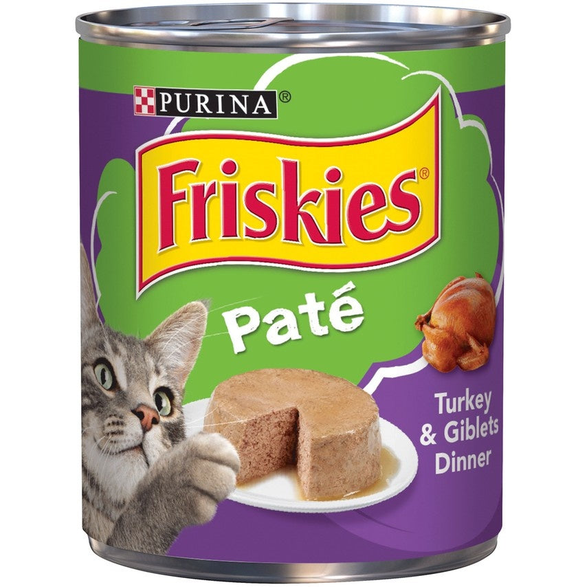 Friskies Pate Turkey And Giblets Canned Cat Food