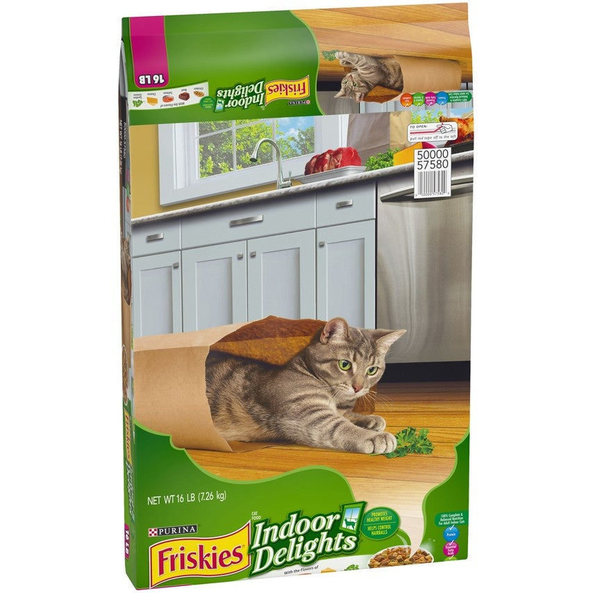 Friskies Indoor Delights Dry Cat Food