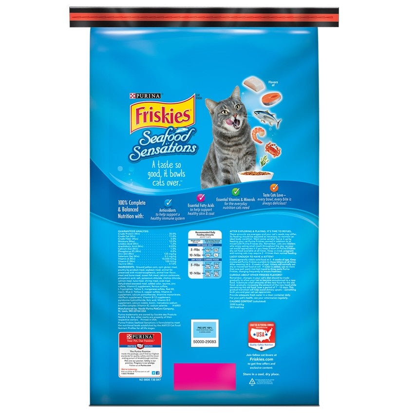 Friskies Seafood Sensations Dry Cat Food