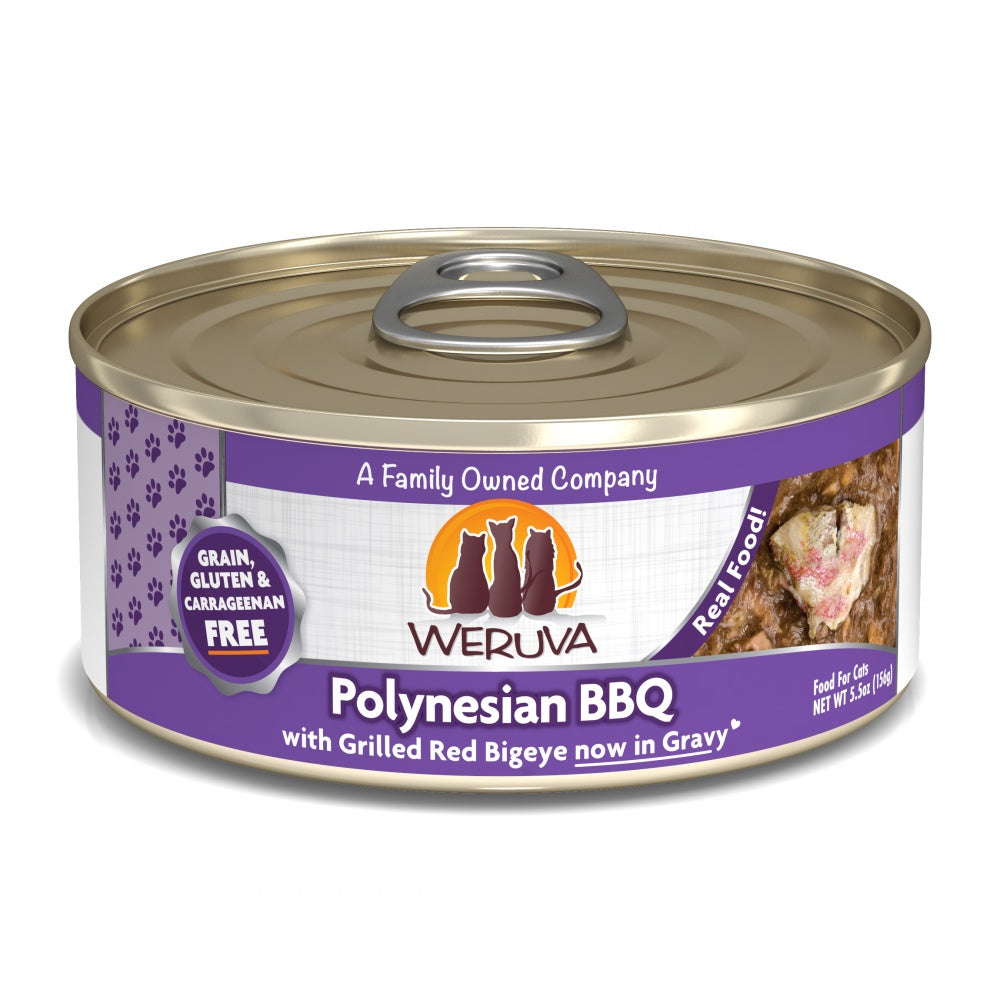 Weruva Polynesian BBQ With Grilled Red Big Eye Canned Cat Food