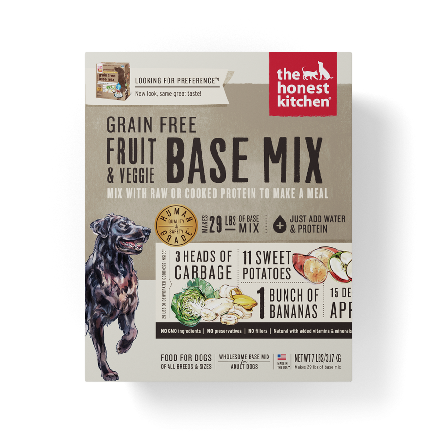 The Honest Kitchen Grain Free Fruit & Veggie Recipe Dog Food Base Mix