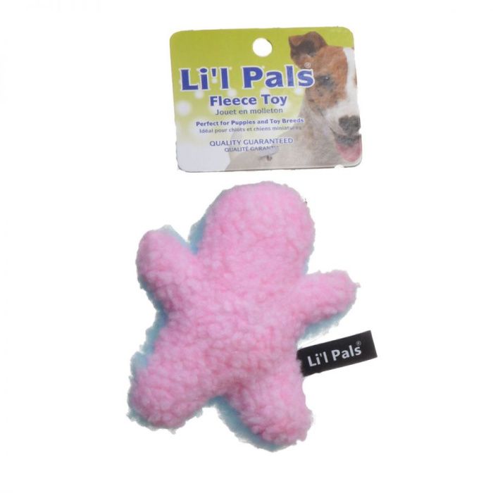 Li'l Pals Fleece Man Dog Toy