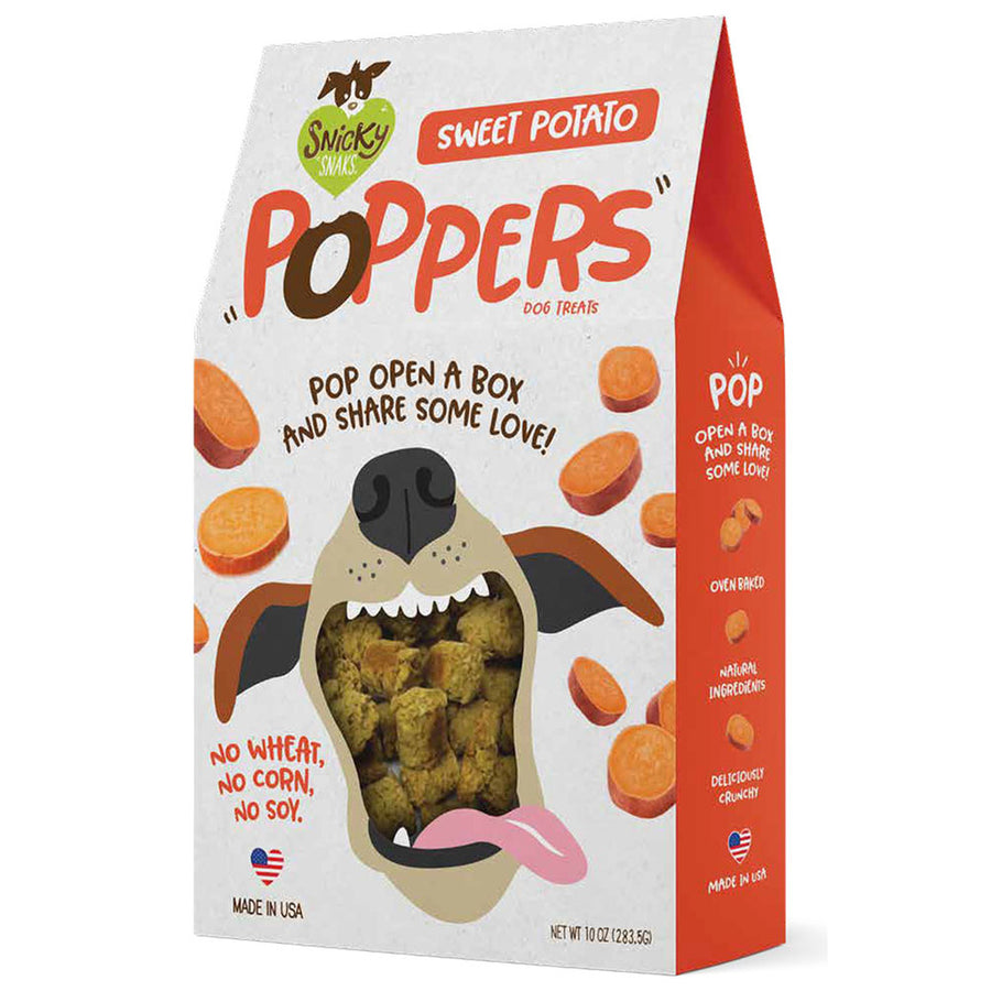 Snicky Snaks Poppers Sweet Potato Dog Treats