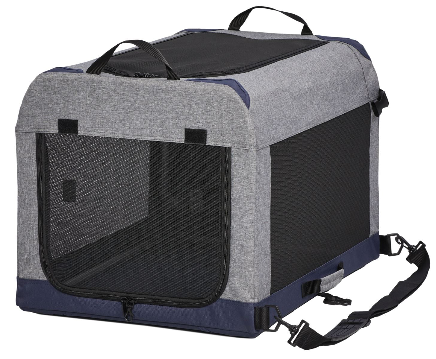 Midwest Canine Camper Tent Dog Crate Gray